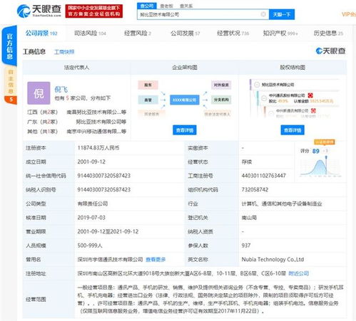 中興子品牌努比亞成被執(zhí)行人，中國軟件業(yè)務收入百強榜單發(fā)布凸顯行業(yè)挑戰(zhàn)